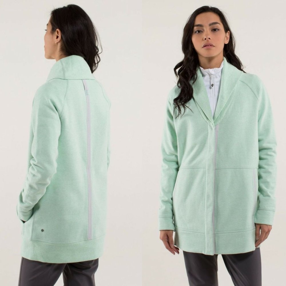 Lululemon Yin To My Yang Cardigan Teal HW9475